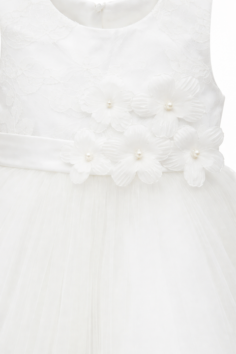 Girls Sequins Frill Mesh Cocktail Party Long Tutu Dress Frock Gown