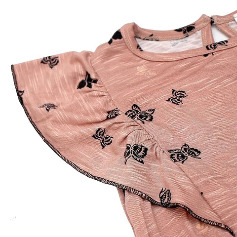 Baby Girl Brown Mini Frock