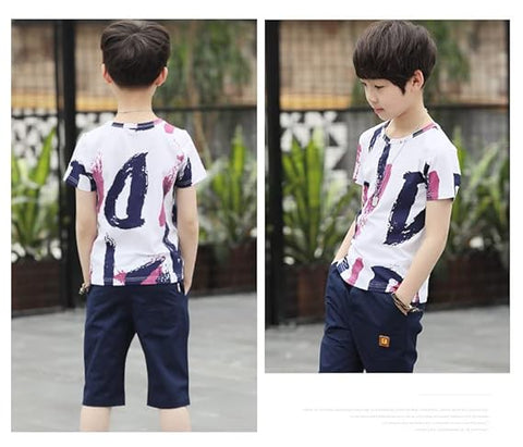 Boys Colour Blast  Smart Summer Co-ord Set