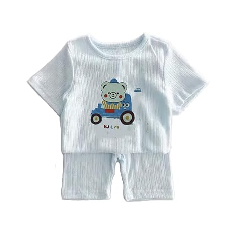 Kids Daily wear Random Cartoon Print T-Shirt Shorts Co-ord Set