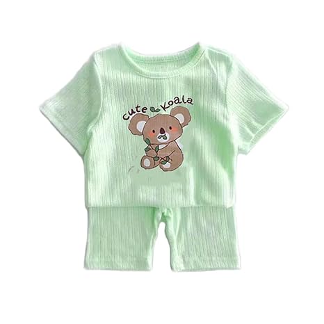 Kids Daily wear Random Cartoon Print T-Shirt Shorts Co-ord Set