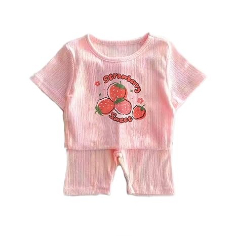 Kids Daily wear Random Cartoon Print T-Shirt Shorts Co-ord Set