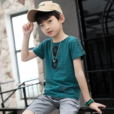 Boys Sunglasses Shade Print T-shirt & Short Set