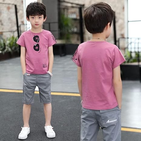 Boys Sunglasses Shade Print T-shirt & Short Set