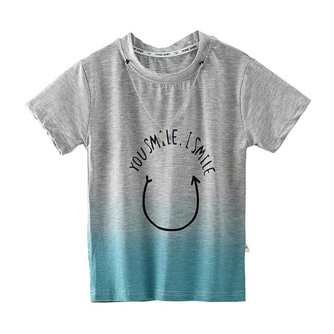 Ombre T-Shirt & Shorts with Detachable Chain