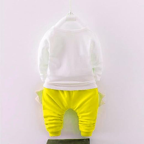 Boys Dino Print 3-piece T-shirt, Pant & Hood Jacket Set