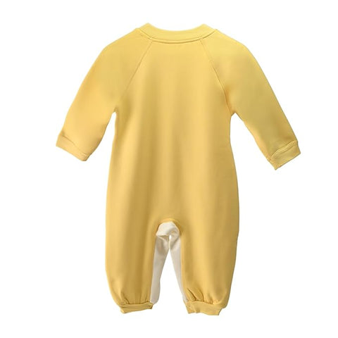 Kids Cartoon Duck Long Sleeve Bodysuit Romper
