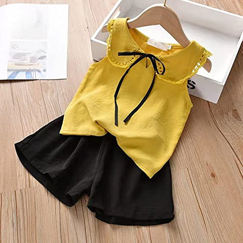 Girls Top & Short Clothing Set