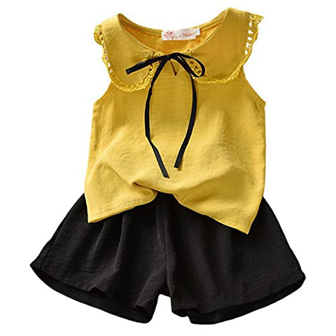 Girls Top & Short Clothing Set