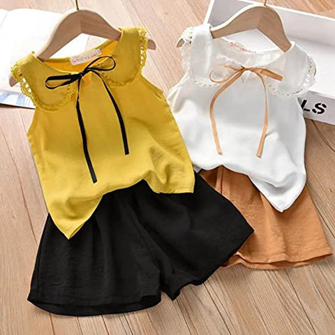 Girls Top & Short Clothing Set