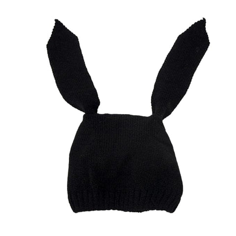 Kids Bunny Ear Woolen Warm Cap Beanie Topa