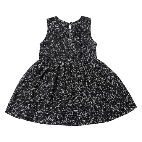 Sleeveless Polka Dot Print Summer Casual Frock Tutu Dress for Infant Toddler Girls