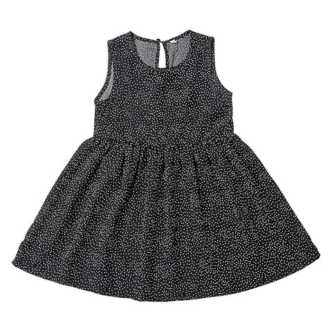 Sleeveless Polka Dot Print Summer Casual Frock Tutu Dress for Infant Toddler Girls