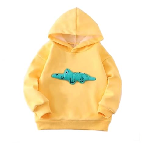 Kid's Full Sleeve Alligator Crocodile 3D Toy Cotton Sweatshirt