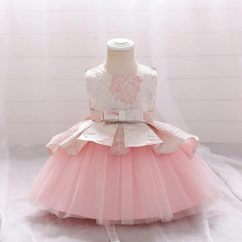 Girls Glittery Butterfly Mesh Cocktail Party Mini Tutu Dress Frock