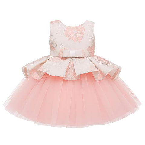 Girls Glittery Butterfly Mesh Cocktail Party Mini Tutu Dress Frock