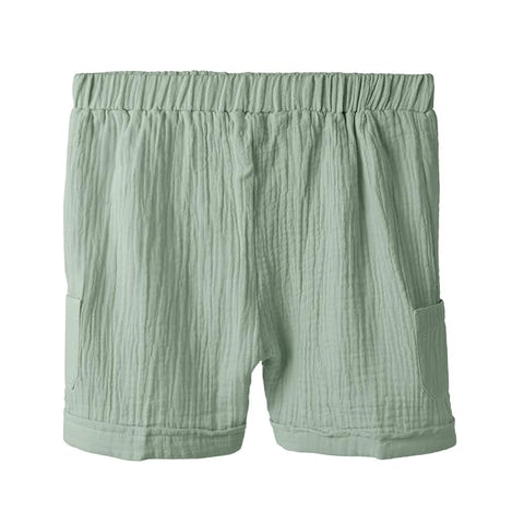 Kids Stylish Party Short-Sleeve Shirt with Bow & Comfy Shorts Set