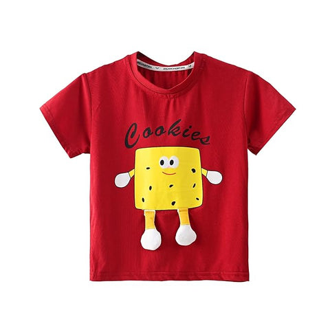 3D Cartoon T-Shirt & Shorts with Sling Bag
