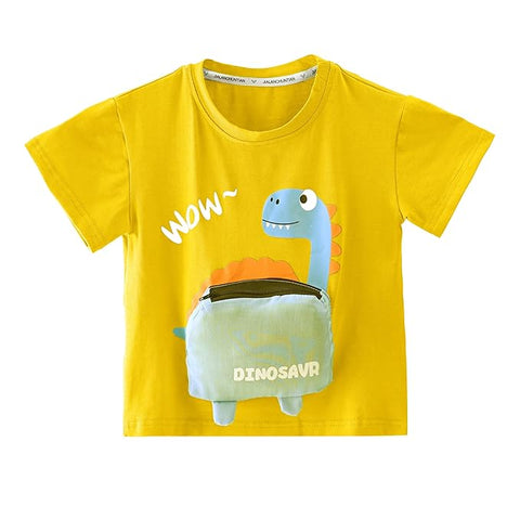 Kids 3D Dino T-Shirt & Shorts Set