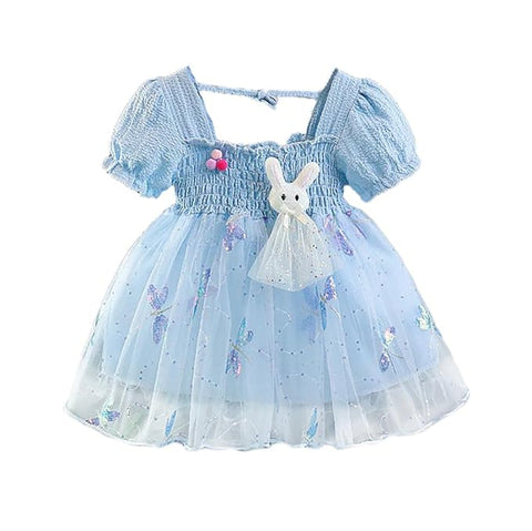 Girls Bunny Princess Tulle-Tutu Dress
