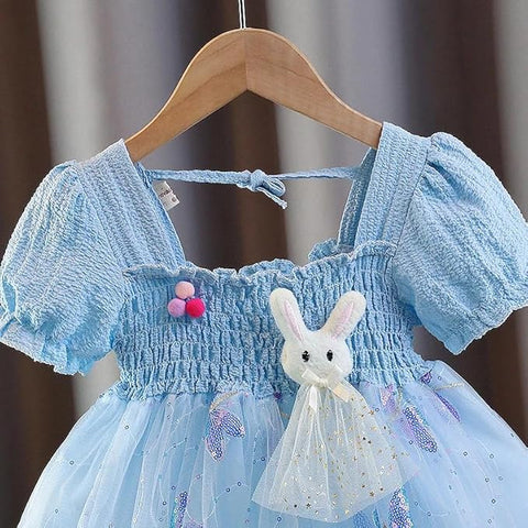 Girls Bunny Princess Tulle-Tutu Dress