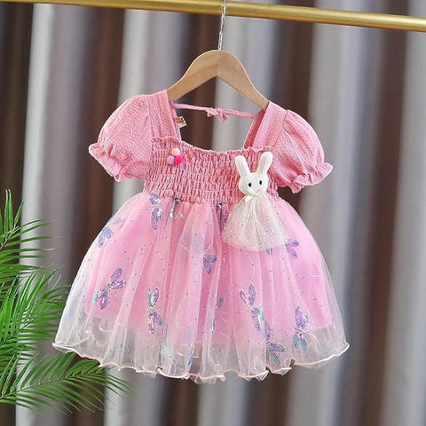 Girls Bunny Princess Tulle-Tutu Dress