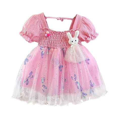Girls Bunny Princess Tulle-Tutu Dress