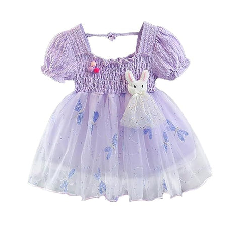 Girls Bunny Princess Tulle-Tutu Dress