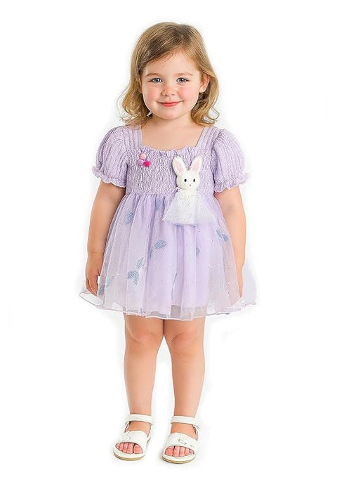 Girls Bunny Princess Tulle-Tutu Dress