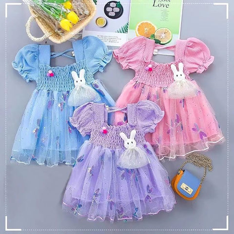 Girls Bunny Princess Tulle-Tutu Dress