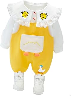 Baby Girl's Full Sleeve Top T-shirt and Dungaree