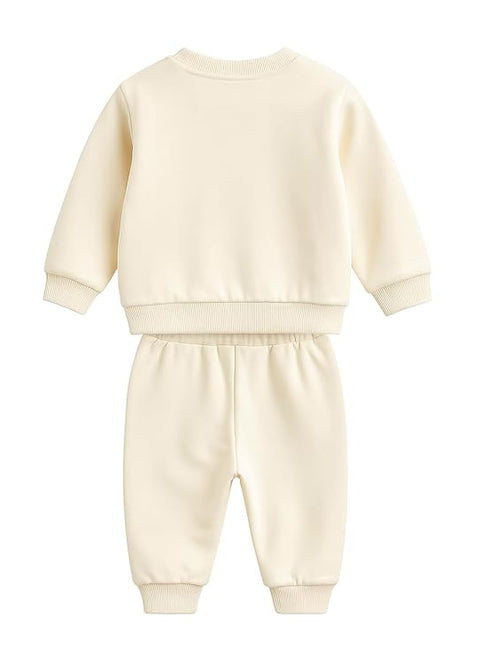 Kids Dino Print Winter Daily-wear 2-Piece Set