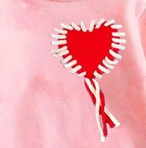 Girls Warm Pearl Heart Winter Sweater Cardigan