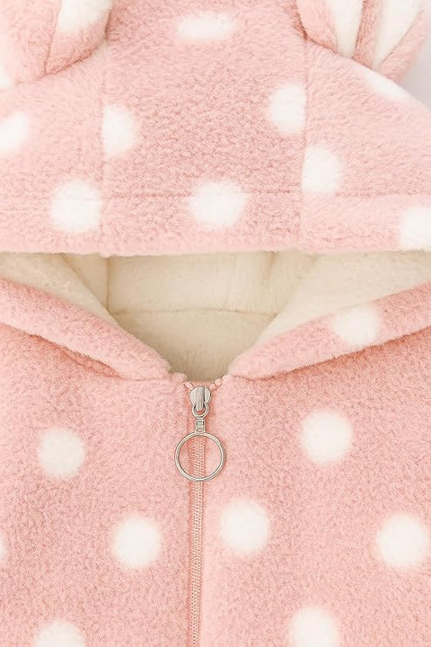 Wool Fur Warm Winter Outerwear Hooded Baby Jacket Coat with Soft Plush Teddy Bear Bag
