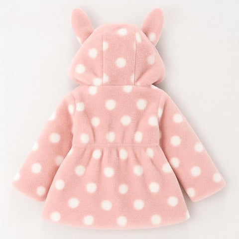 Wool Fur Warm Winter Outerwear Hooded Baby Jacket Coat with Soft Plush Teddy Bear Bag
