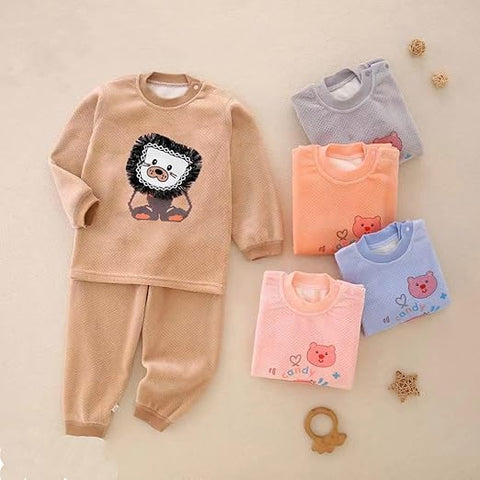Cozy Critter Kids Winter Pajama Set
