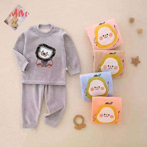 Cozy Critter Kids Winter Pajama Set