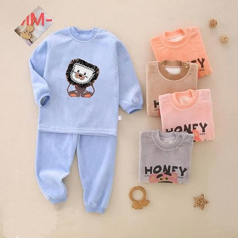 Cozy Critter Kids Winter Pajama Set