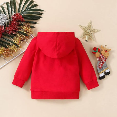 Kids Warm Winter T-shirt Sweatshirt Hoodie