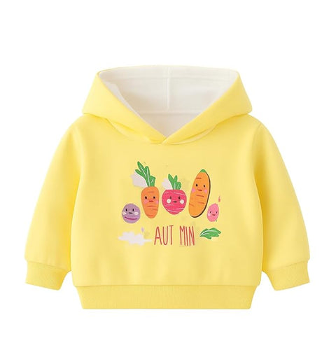 Kids Warm Winter T-shirt Sweatshirt Hoodie