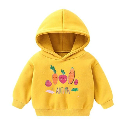 Kids Warm Winter T-shirt Sweatshirt Hoodie