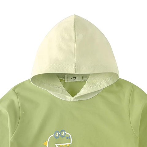 Furious Cartoon Print Kids Warm Winter T-shirt Sweatshirt Hoodie for Boys and Girls
