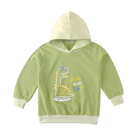 Furious Cartoon Print Kids Warm Winter T-shirt Sweatshirt Hoodie for Boys and Girls
