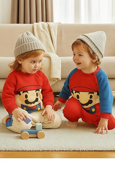 Kids Long Sleeve Animal Print Romper Jumpsuit