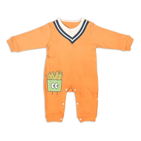 Kids French Fries On Leg Romper