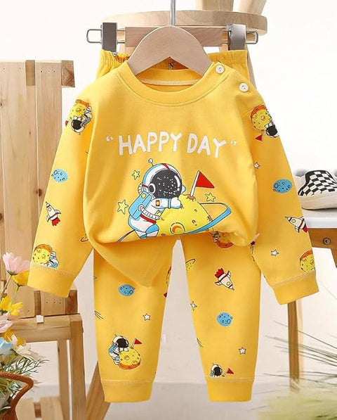 Kids Space Theme Cotton Pyjama Set