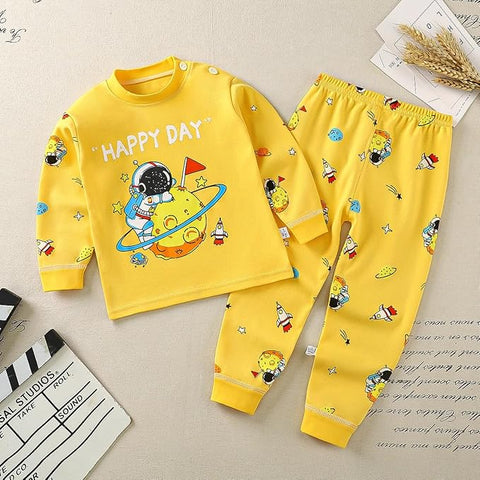 Kids Space Theme Cotton Pyjama Set