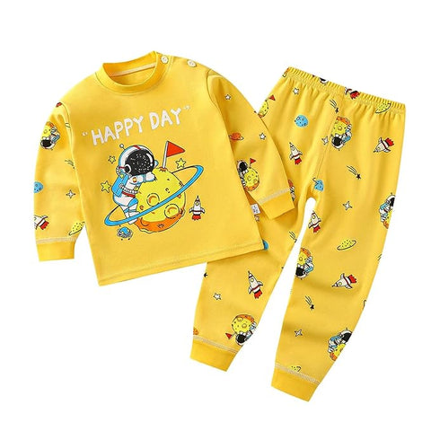 Kids Space Theme Cotton Pyjama Set