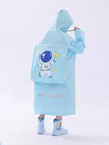 Kids Astronaut Hood Raincoat