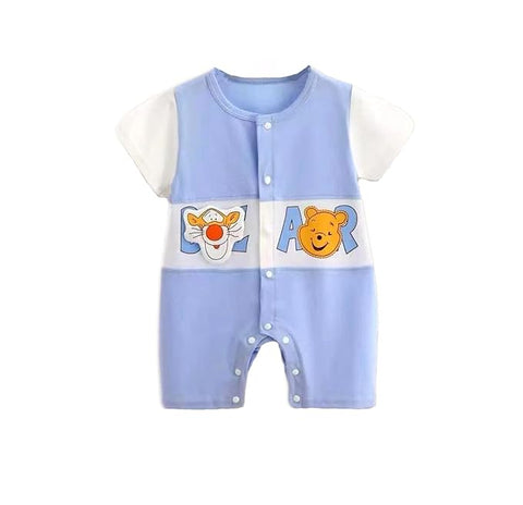 Newborn to Toddler Baby Boy Cotton Half Length Romper